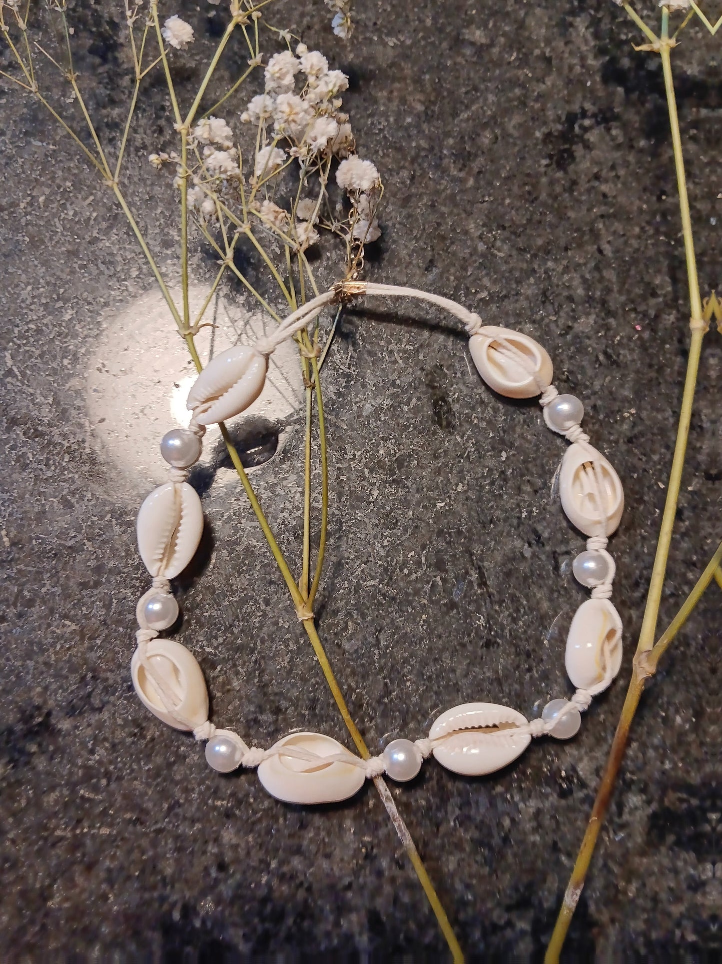 Cowrie Shell Necklace, Cowie Shell Jewelry, Sea Shell Necklace